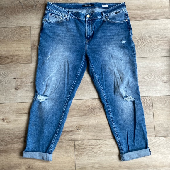 Mavi “Ada” Boyfriend Distressed Denim - Picture 4 of 5